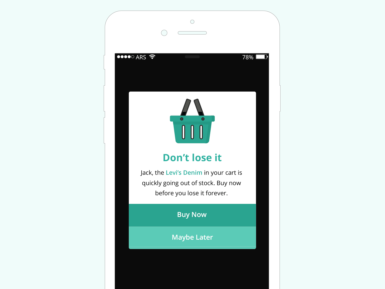 Abandoned Cart Reminder Use-Case