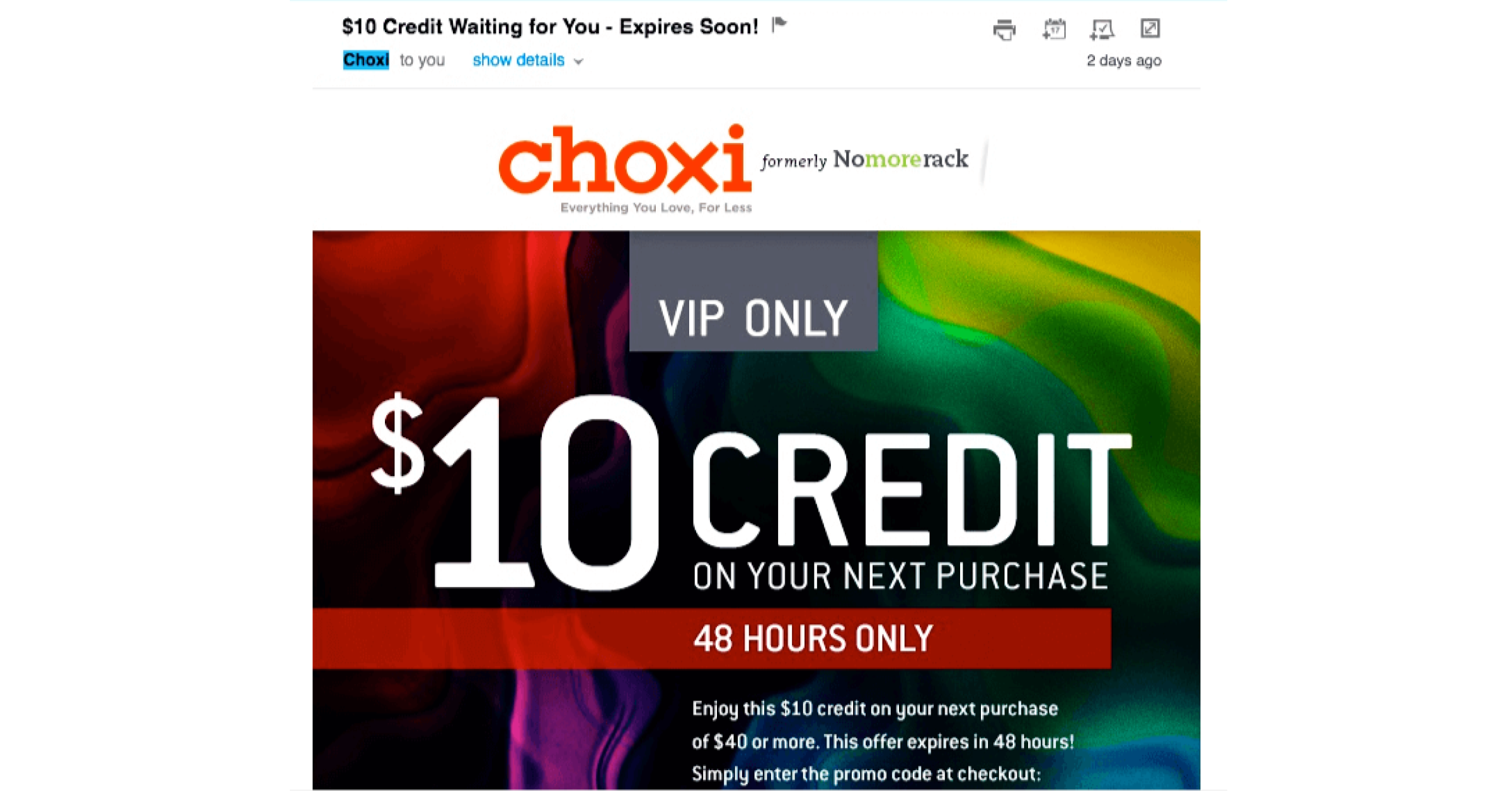 Using loss aversion principle in automated email by Choxi