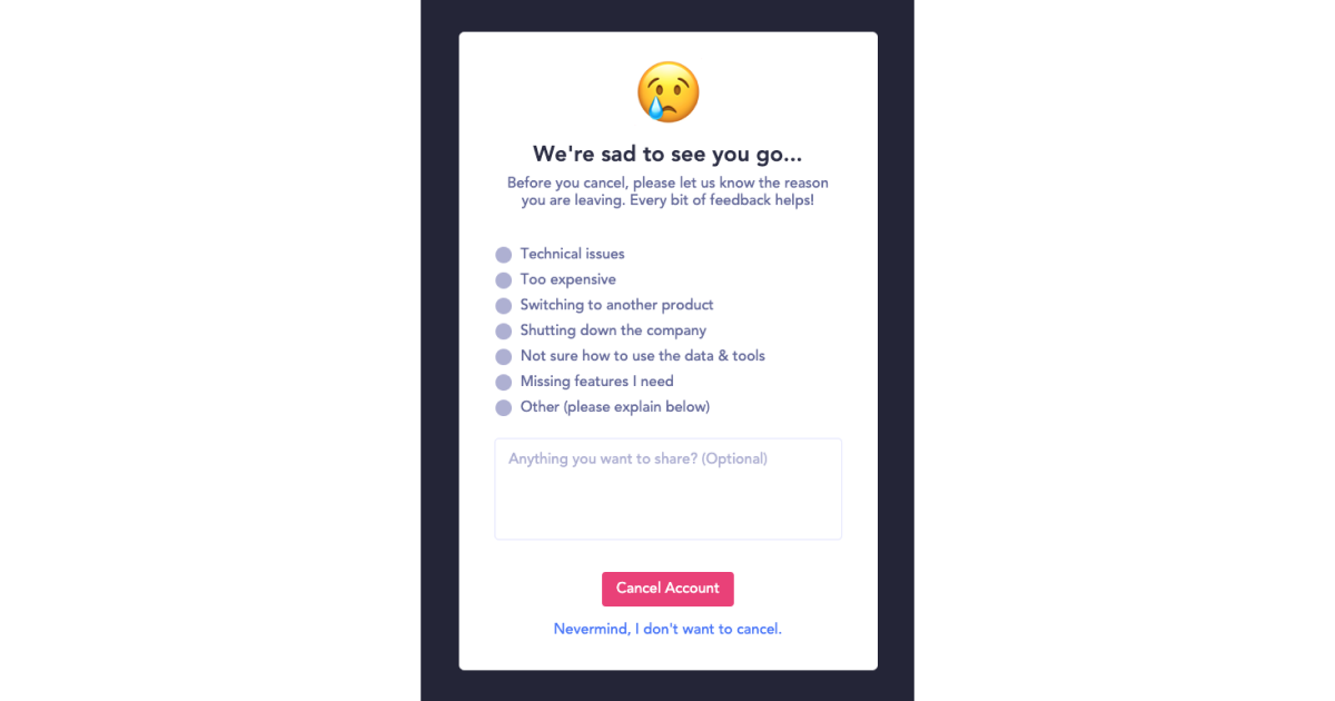 Ask them why they left