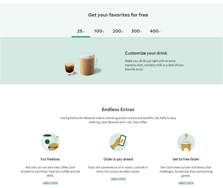 Starbucks creates an emotional bond