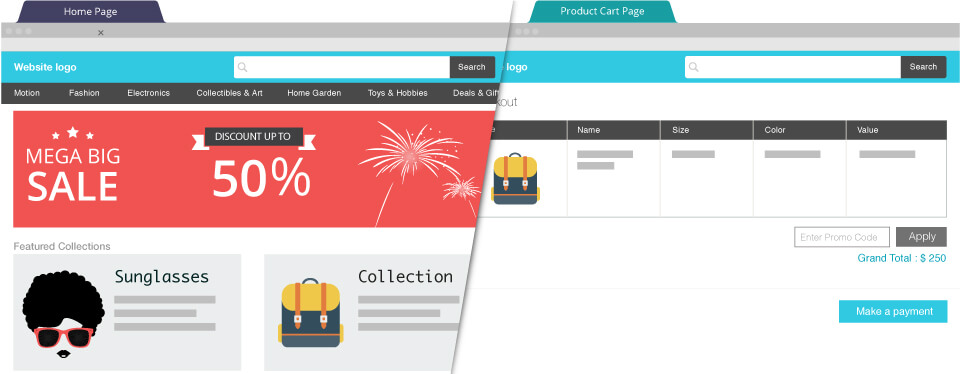 check-out caret image