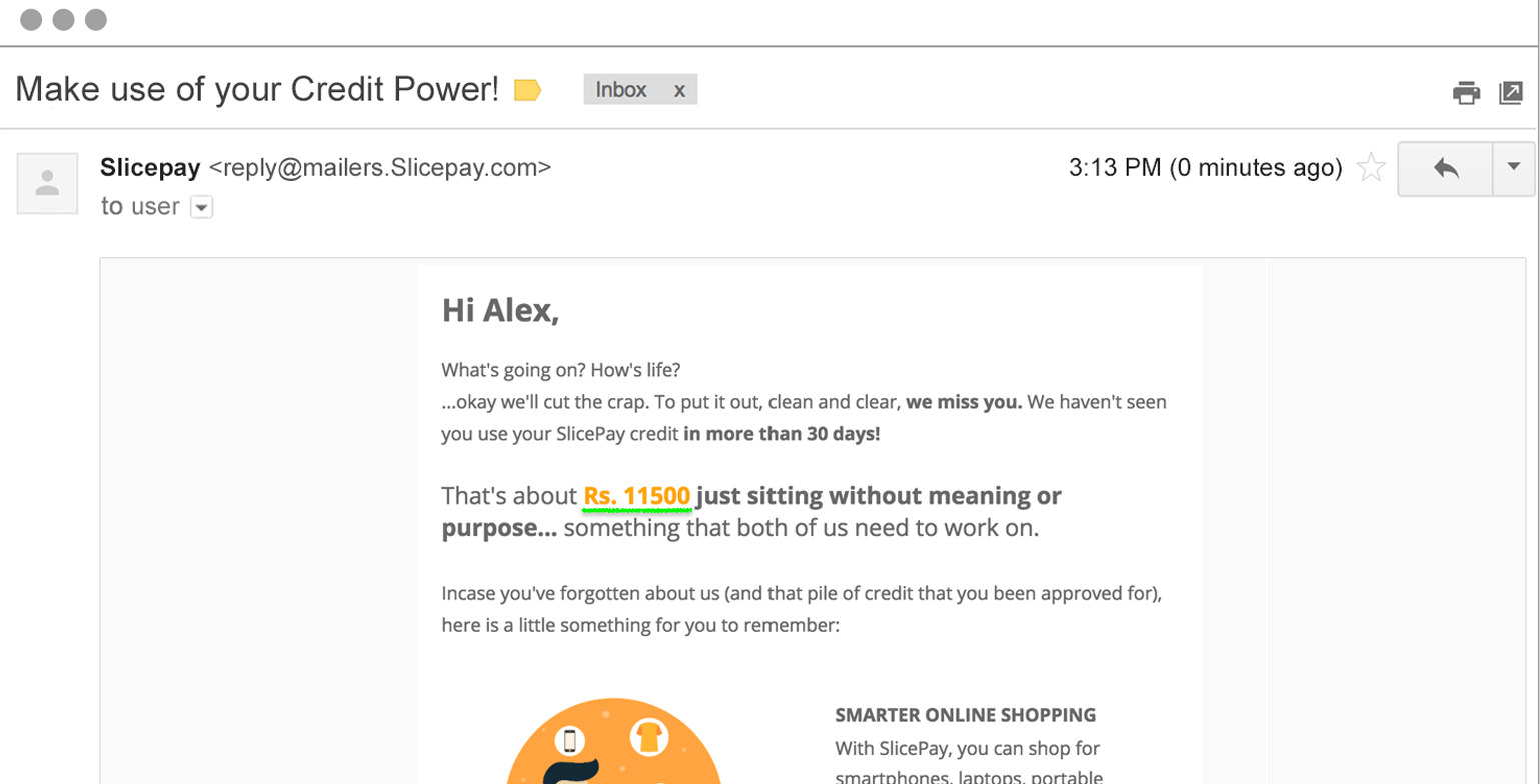 Targeted Repeat Purchase Email with WebEngage