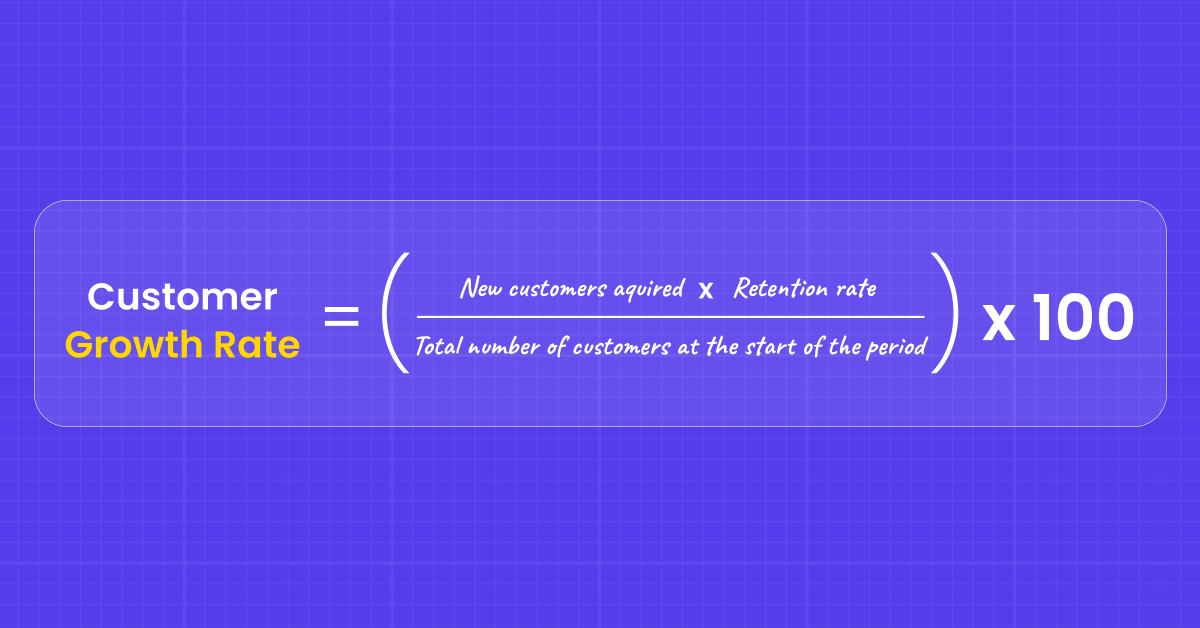 Customer Growth Rate Calculator | WebEngage