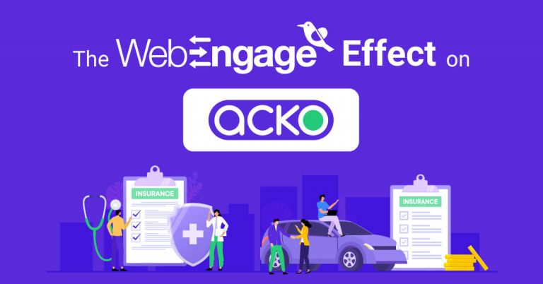WebEngage effect on Acko
