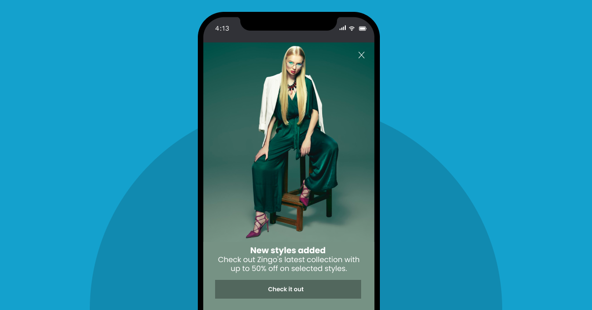 E-commerce image for campaign lifecycle