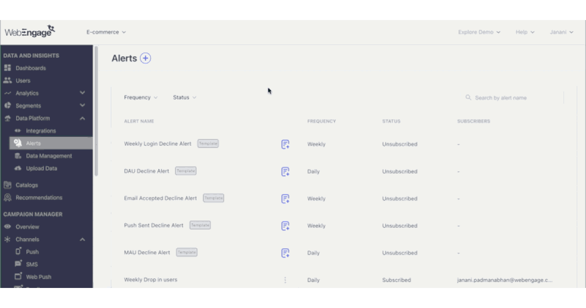 Copying Custom Alerts