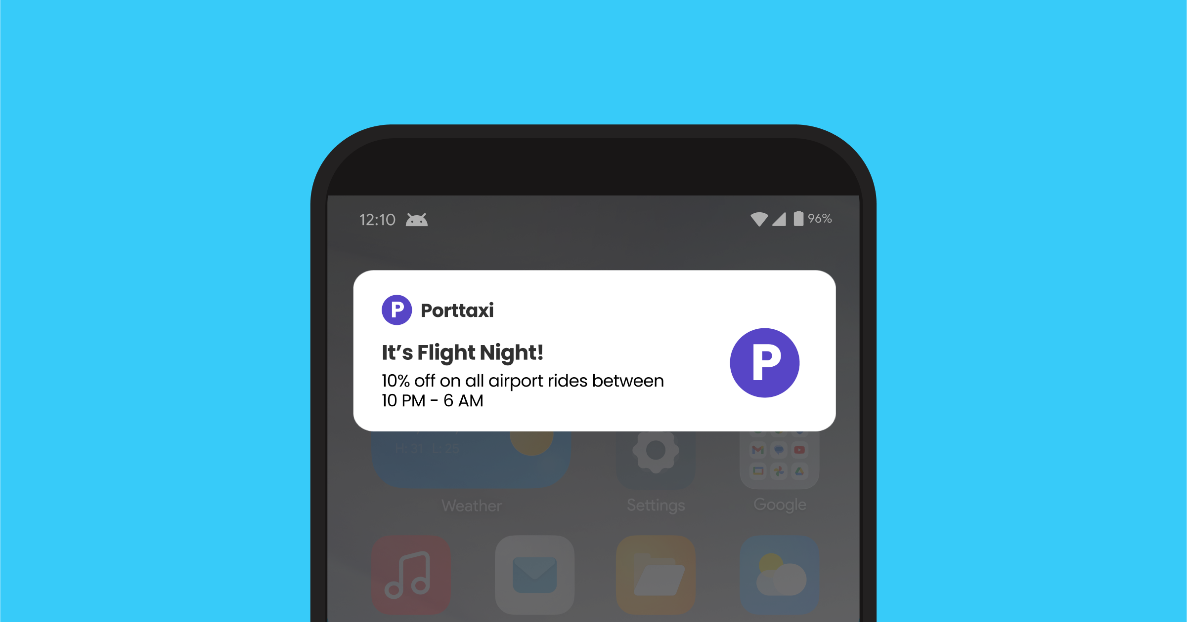 Collapsed No Image push notifications