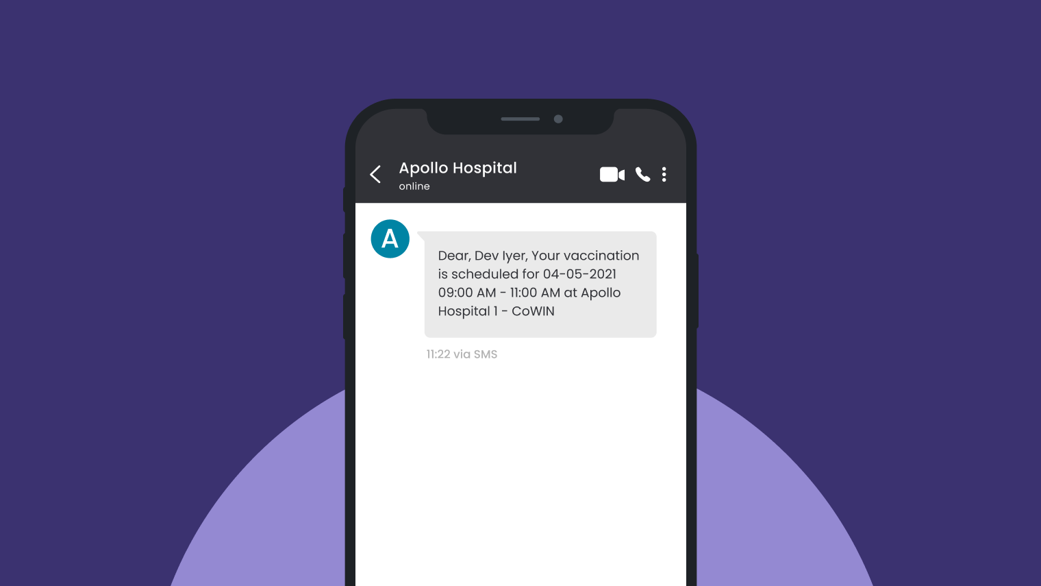 Personalized appointment confirmation