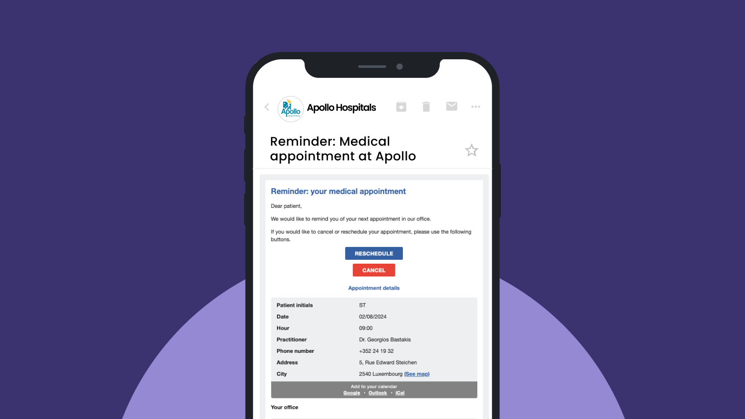 Appointment reminders