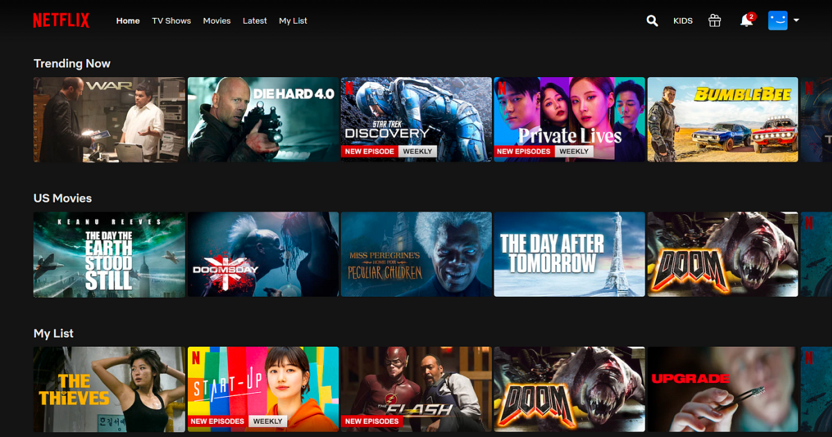 On-demand streaming platform: Netflix