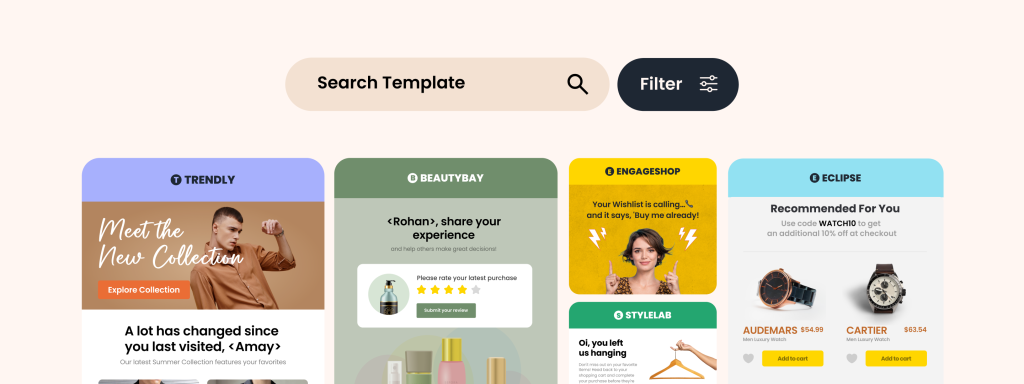 Email Content Module Library Example New Template Library: Unlock Faster, Smarter Email Campaigns
