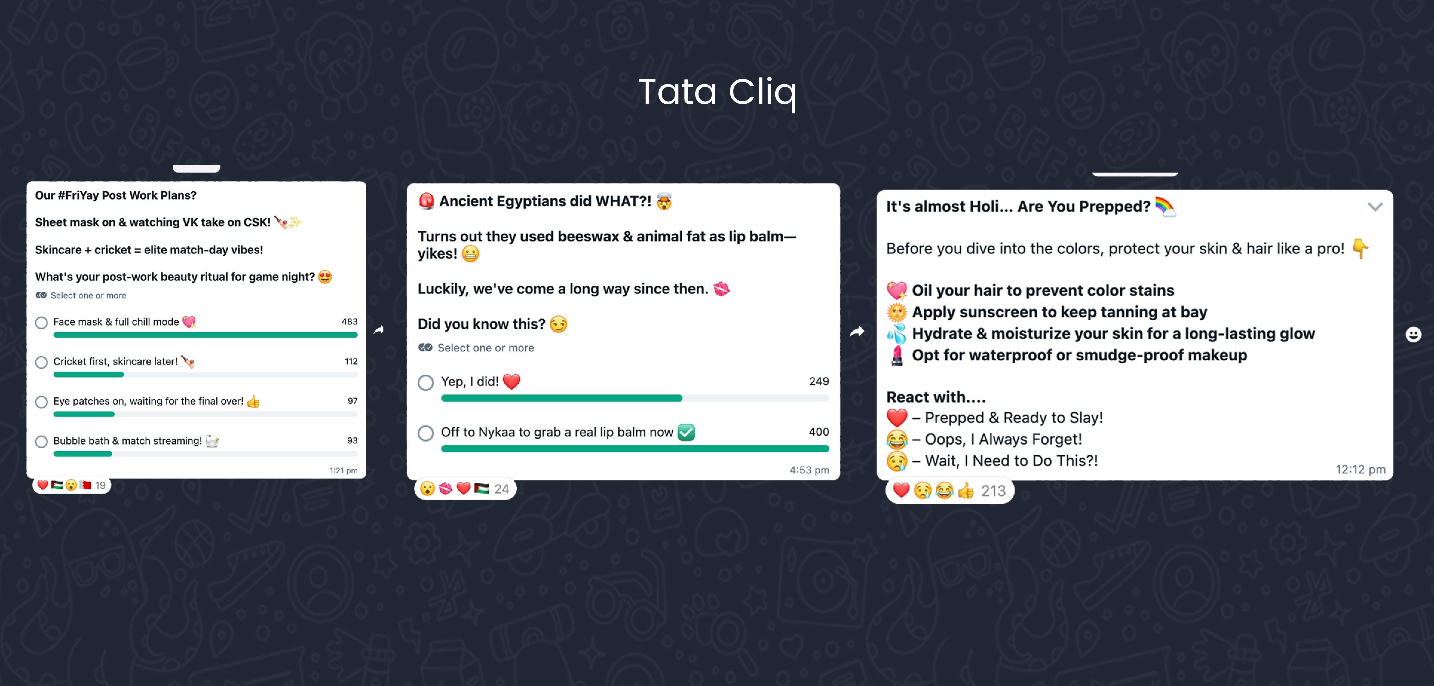 tata cliq whatsapp communities