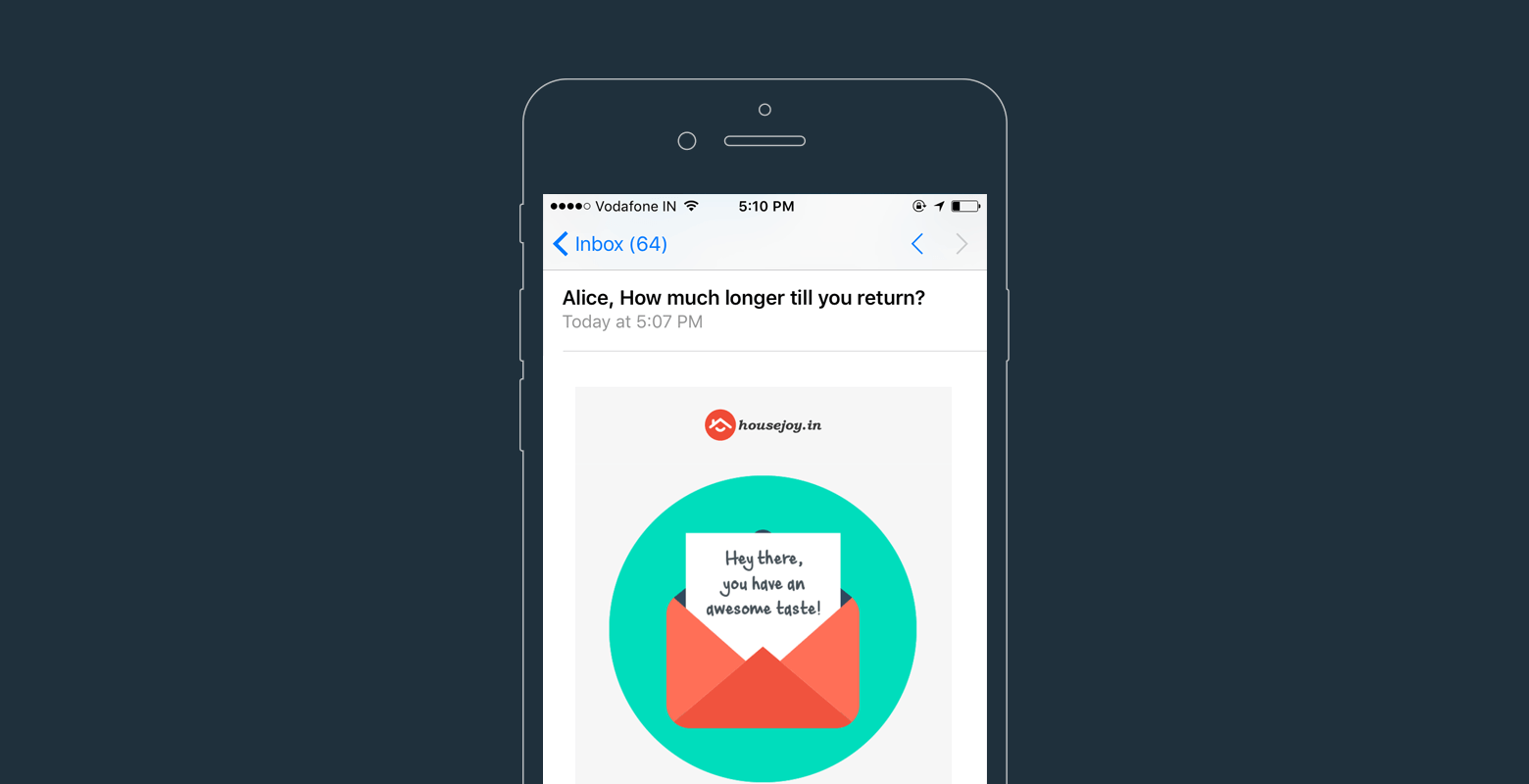 personalized email for cart recovery