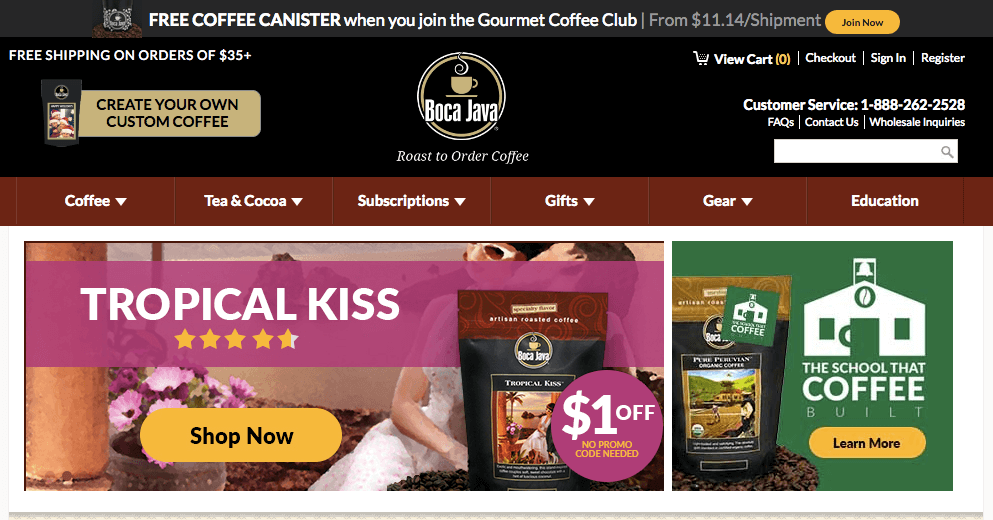 website personalization for customers - bocajava