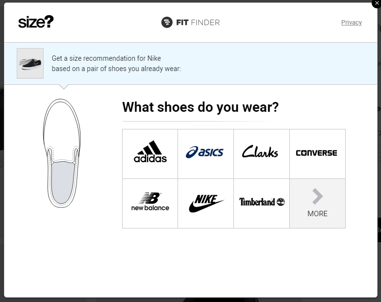 Fit Finder | WebEngage
