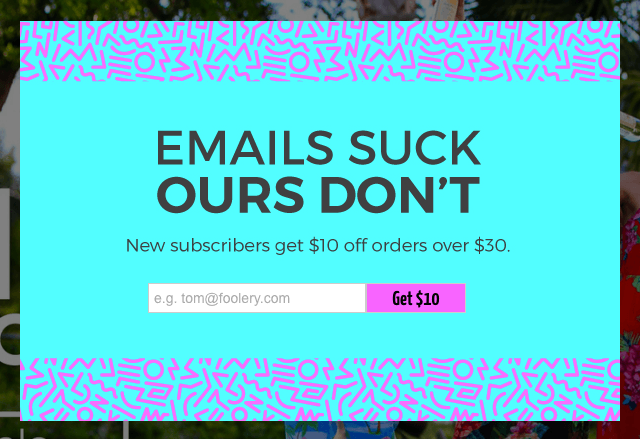 Email Subscription PopUp with product offer