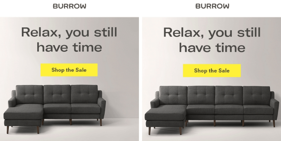 burrows promotional email