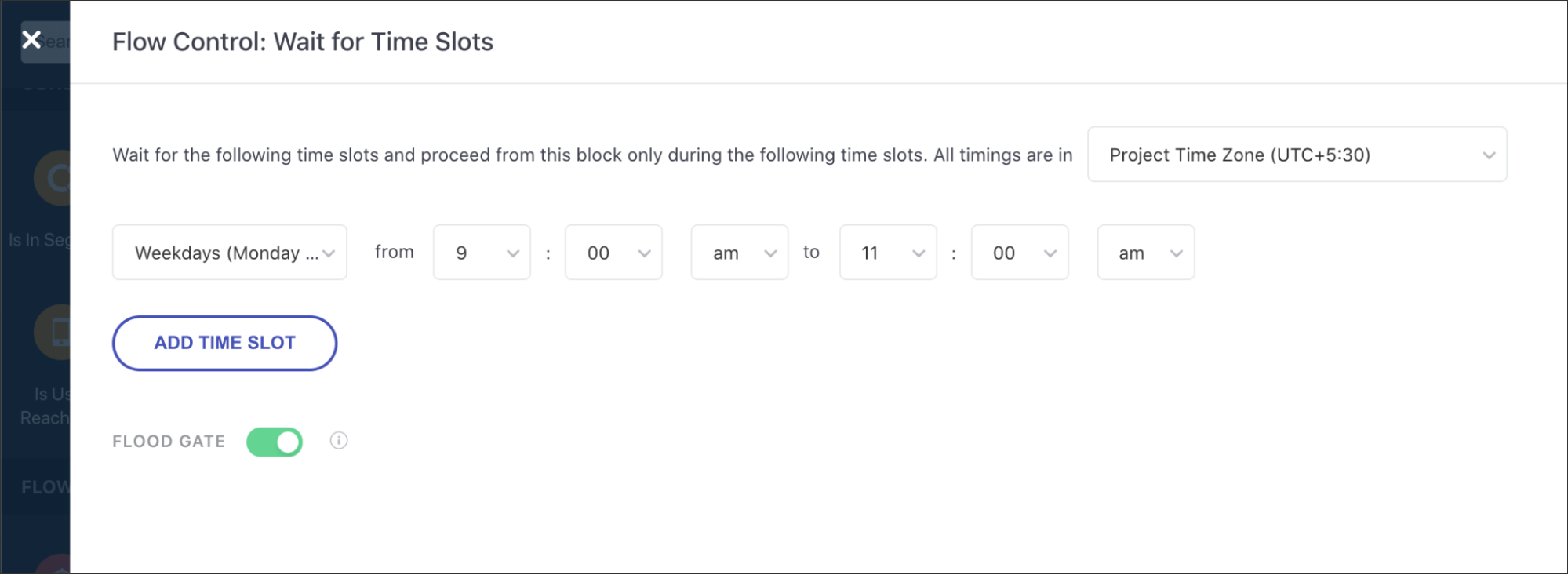 flood-gate WebEngage