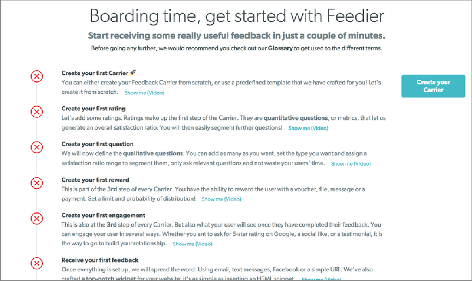 Feedier's Customer Onboarding Journey | WebEngage