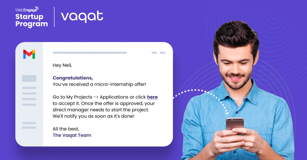 Vaqat WebEngage Startup Program