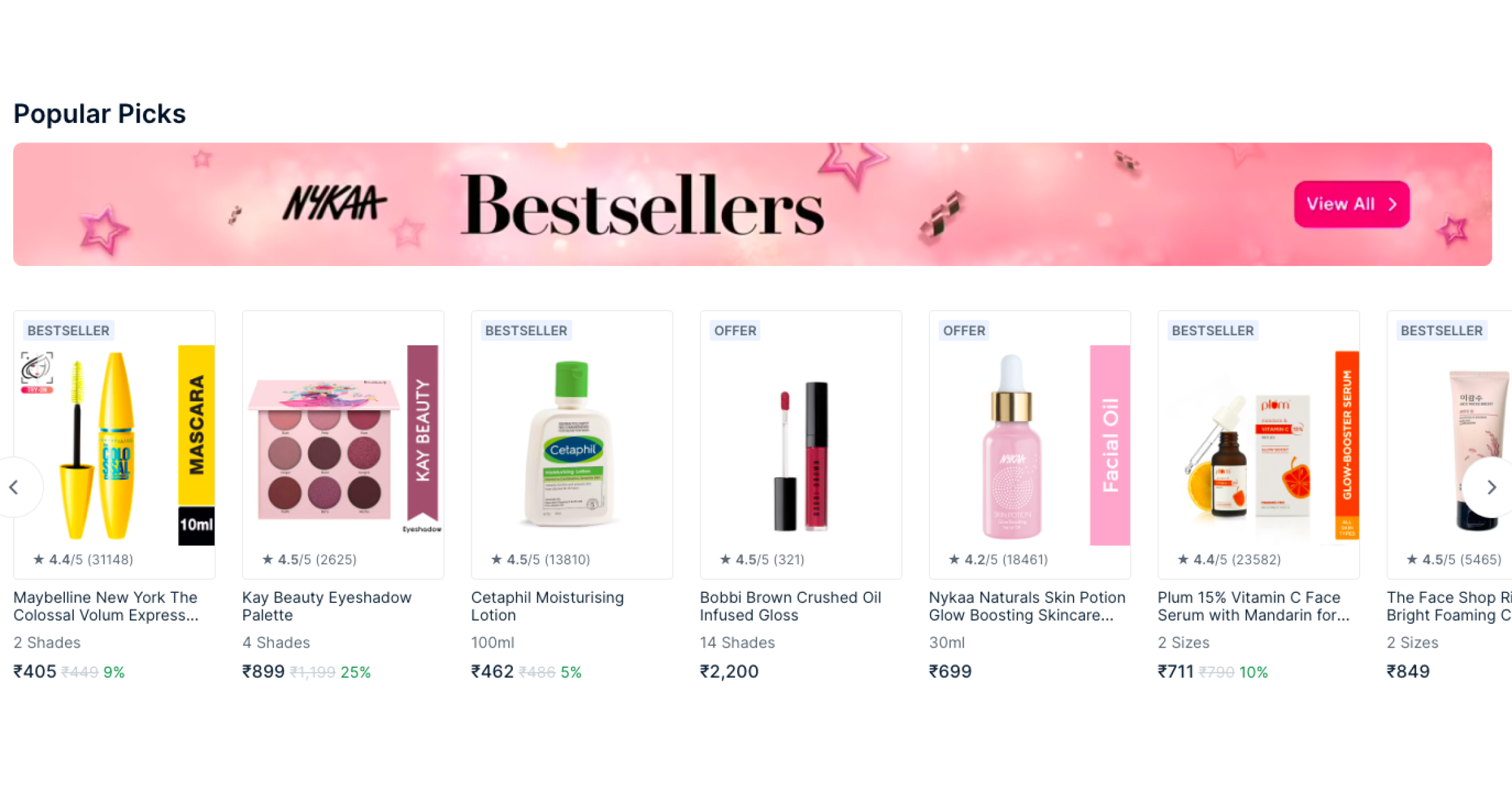 Web Personalization | Nykaa