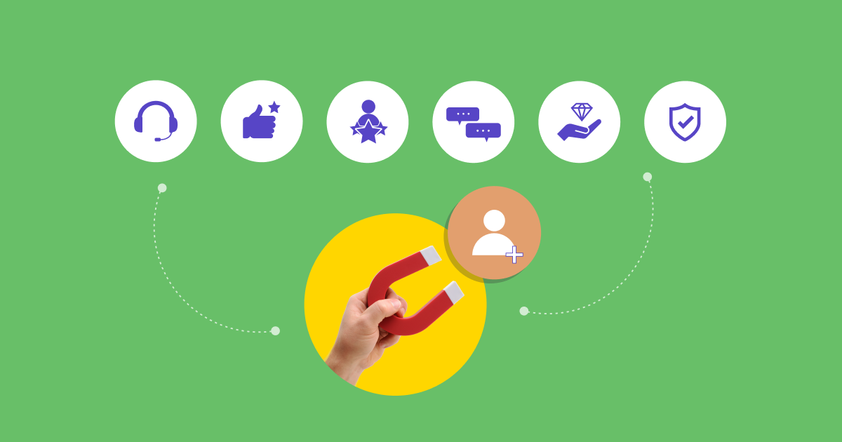 What are the ways to increase customer retention | feature and social