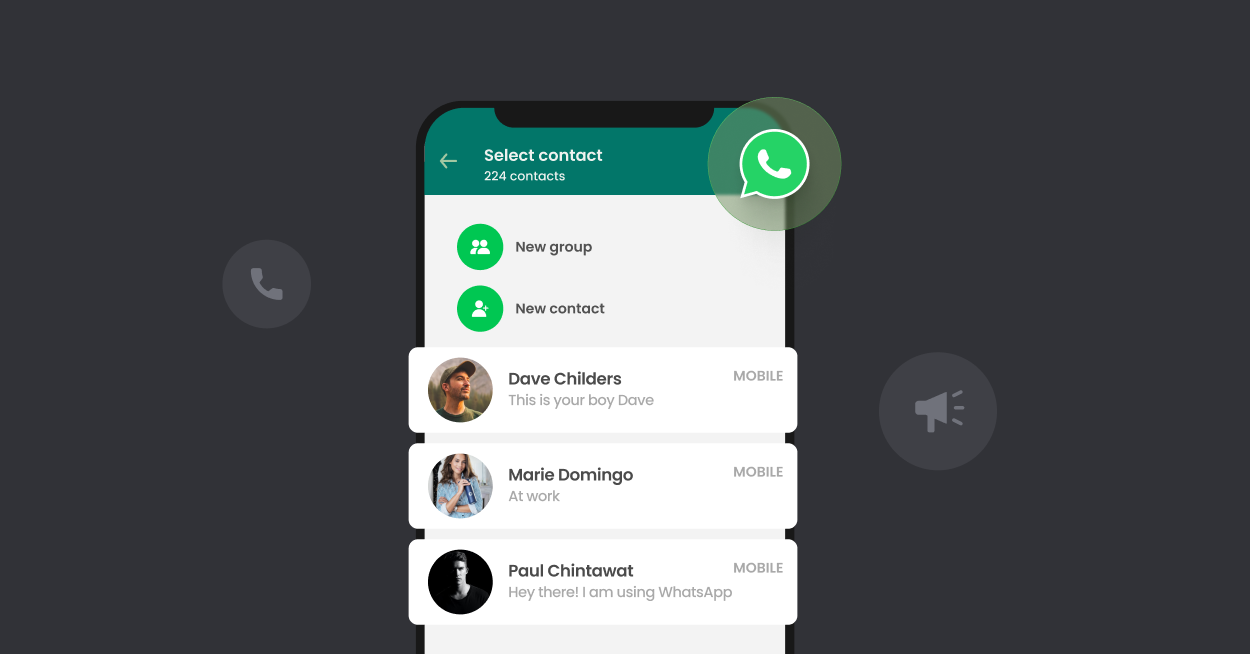 Build your WhatsApp list