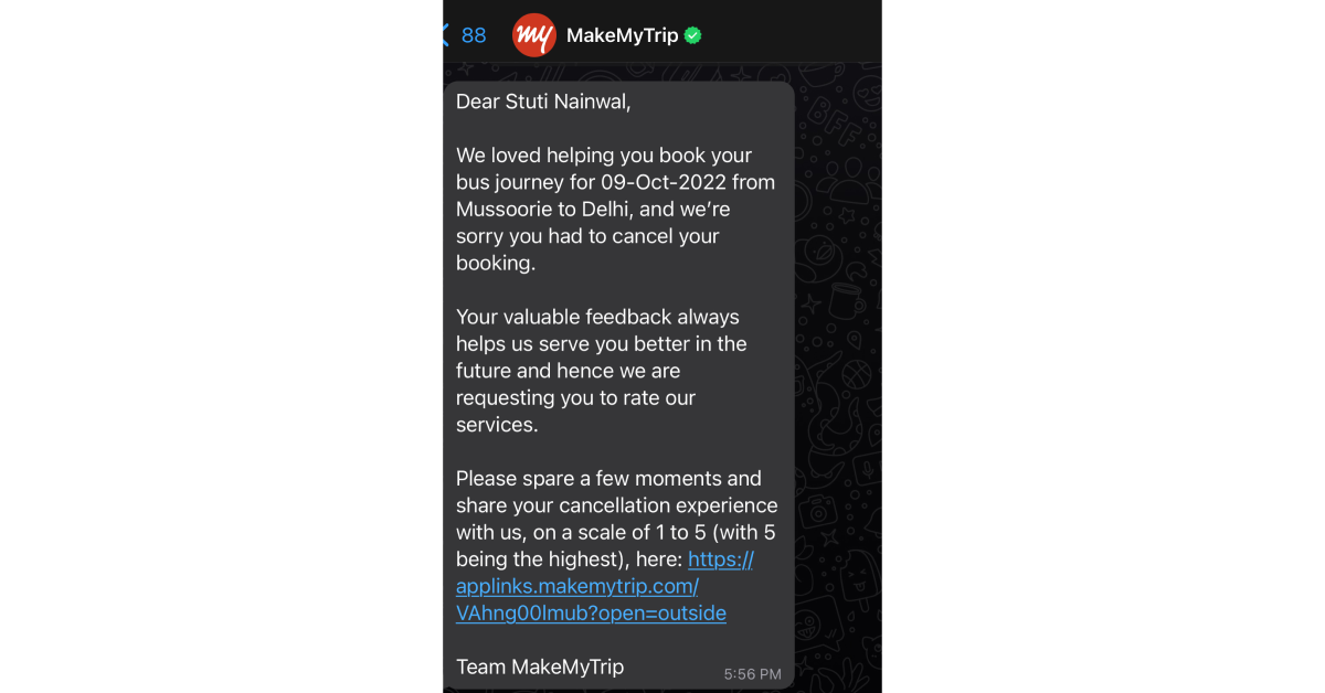 Seeking feedback and reviews