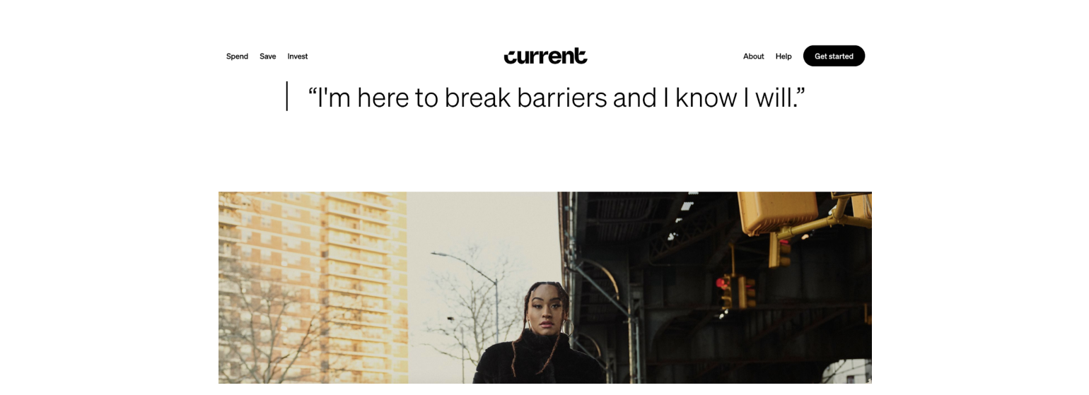 Highlight your presence in real customers' financial and life success stories for moment marketing