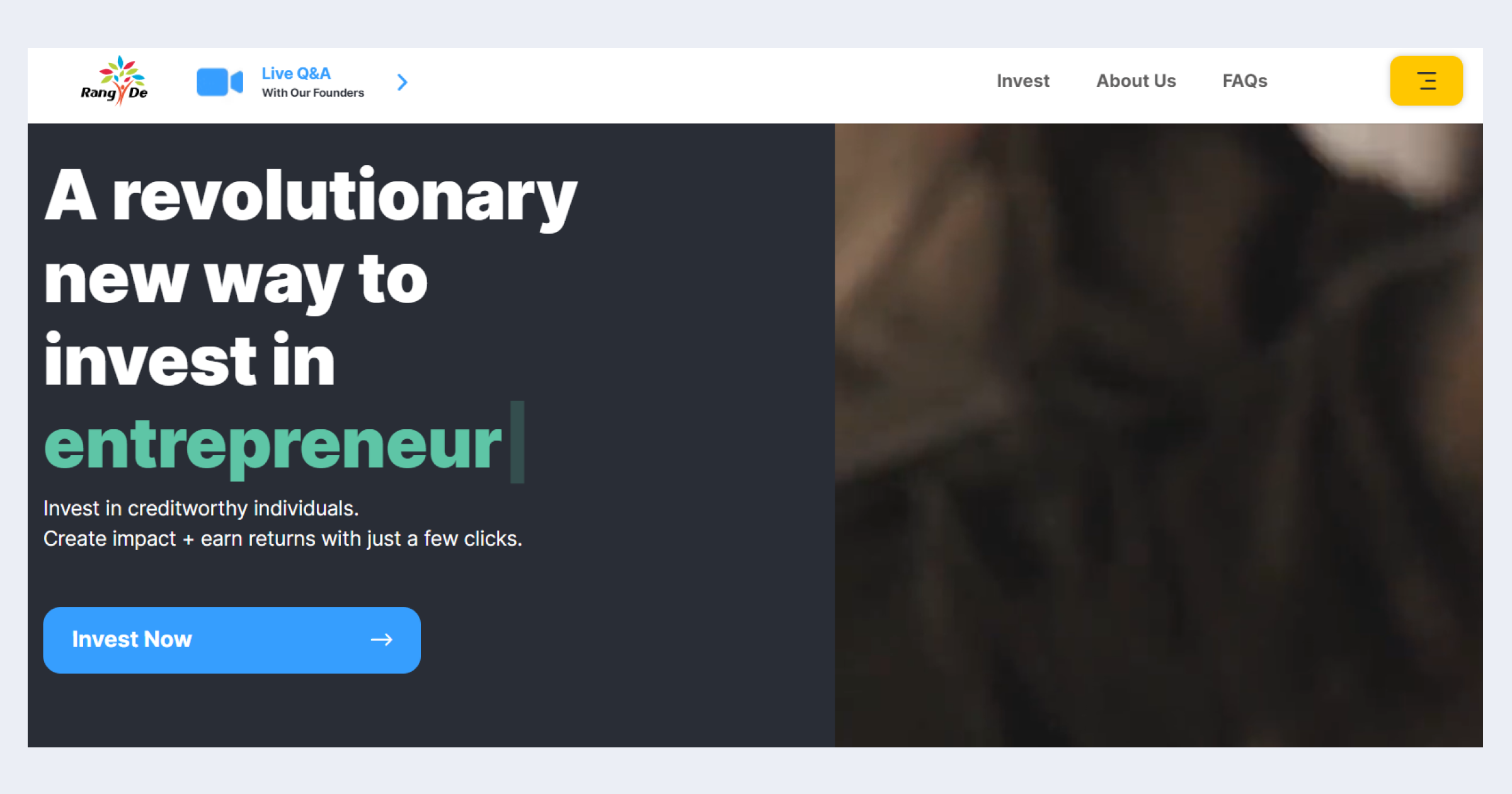 RangDe, India's first social peer-to-peer lending platform for funnel analytics