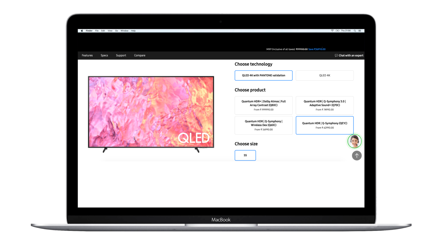 FMCD brand Samsung promotes its Smart TV