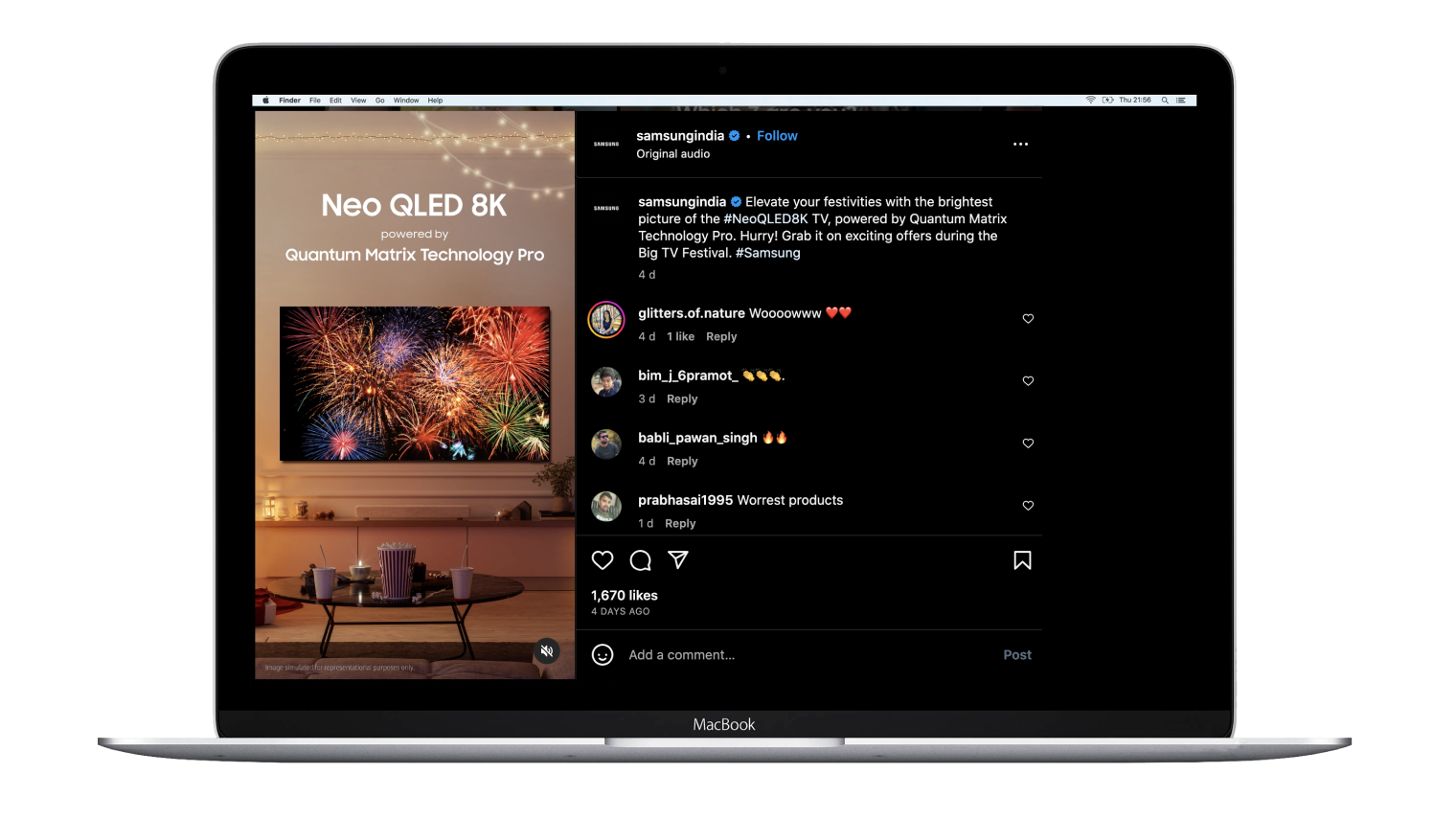 FMCD brand Samsung promotes its Smart TV - 2