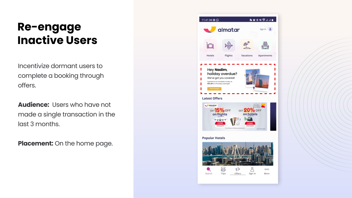 Re-engage Inactive Users - App Personalization