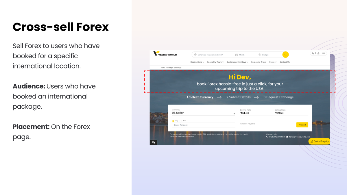 Cross-sell Forex Personalization